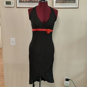 Black Dotted Trixxi Dress